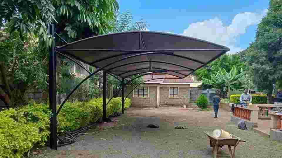 Premium curved carport canopy