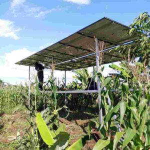 advanced agricultural solar panel installation